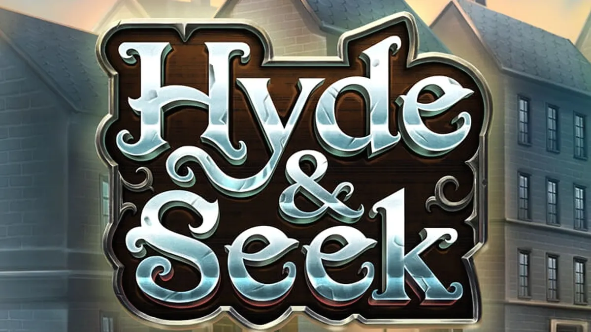 Tampilan visual slot bertema Halloween Hyde & Seek dengan suasana misterius